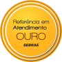 Selo SEBRAE Referencia em Atendimento Ouro 2024
